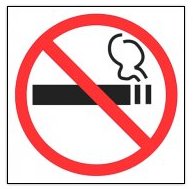 Запрет курения официальный знак
